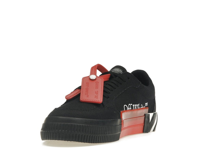 OFF-WHITE Vulcanized Low Canvas Black White