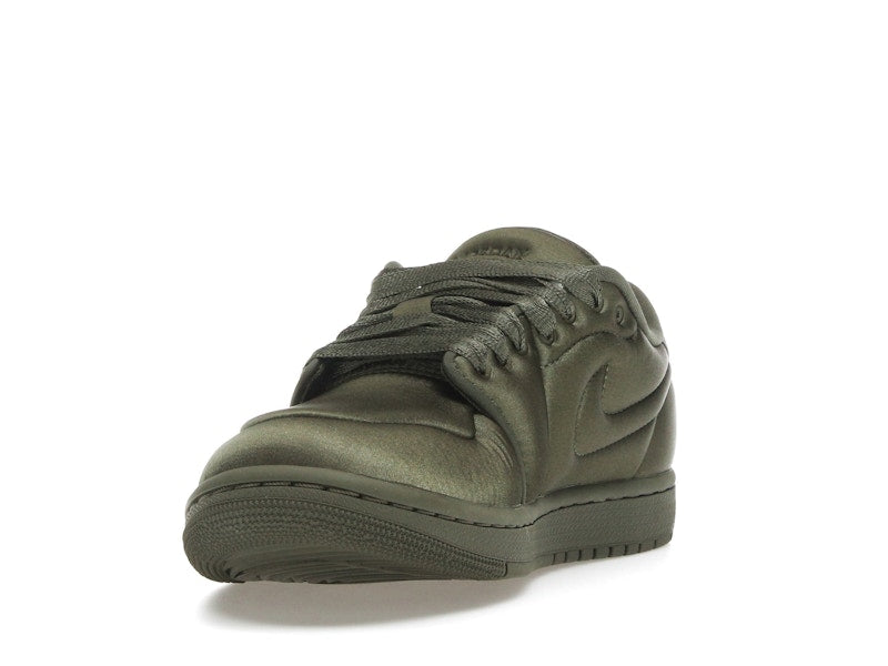 Jordan 1 Low Method of Make Satin Medium Olive (Women's)