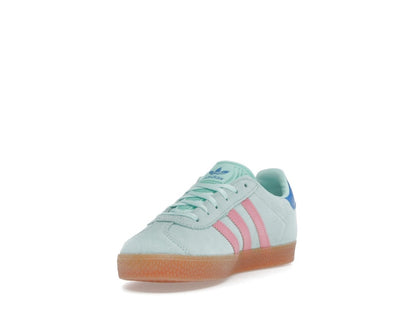 adidas Gazelle Clear Mint Bliss Pink Bright Blue (GS)