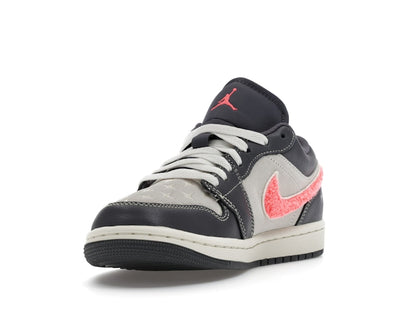 Jordan 1 Low Light Graphite Hot Punch (Women's)