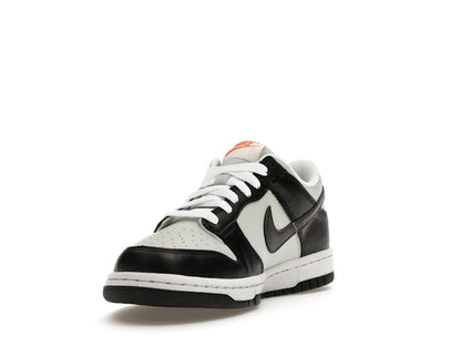 Nike Dunk Low Black Bright Mandarin Mini Swoosh (GS)