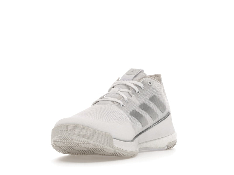 adidas Crazyflight Volleyball Cloud White Silver Metallic Grey One (Women's)