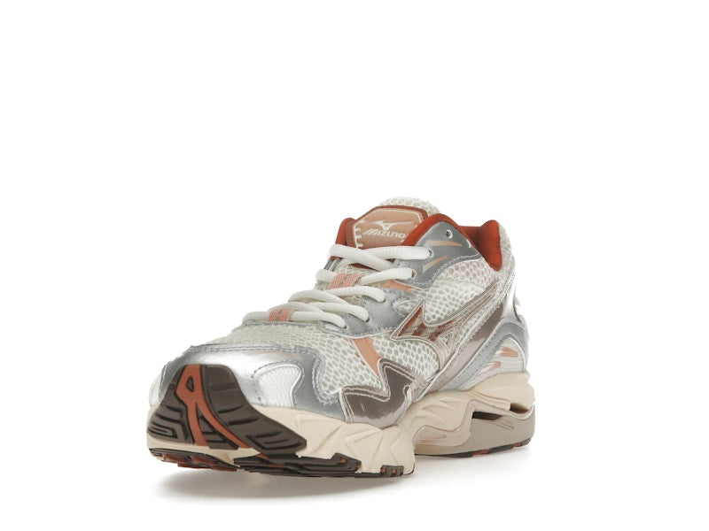 Mizuno Wave Rider 10 White Silver Orange