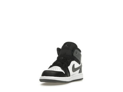 Jordan 1 Mid Black White Iron Grey (PS)