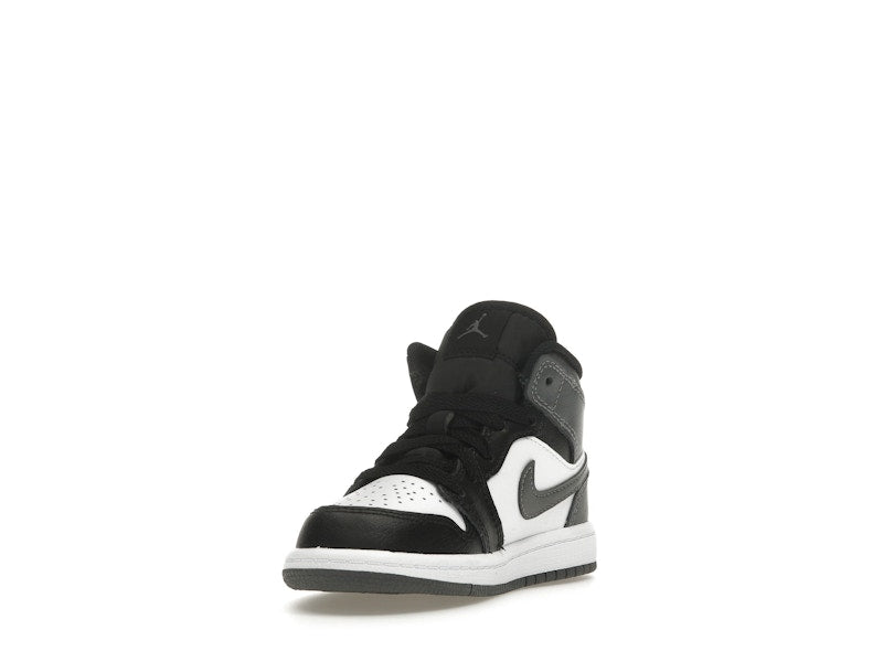 Jordan 1 Mid Black White Iron Grey (PS)