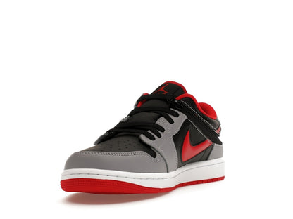 Jordan 1 Low Flyease Fire Red Cement Grey