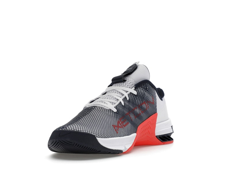 Nike Metcon 8 White Crimson Obsidian