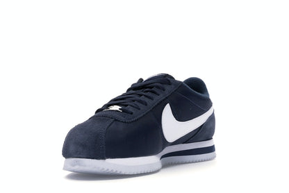 Nike Cortez Basic Nylon Obsidian White-Metallic Silver