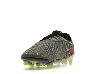 Nike Gripknit Phantom GX Elite Fusion FG Black White Blue Glow Volt