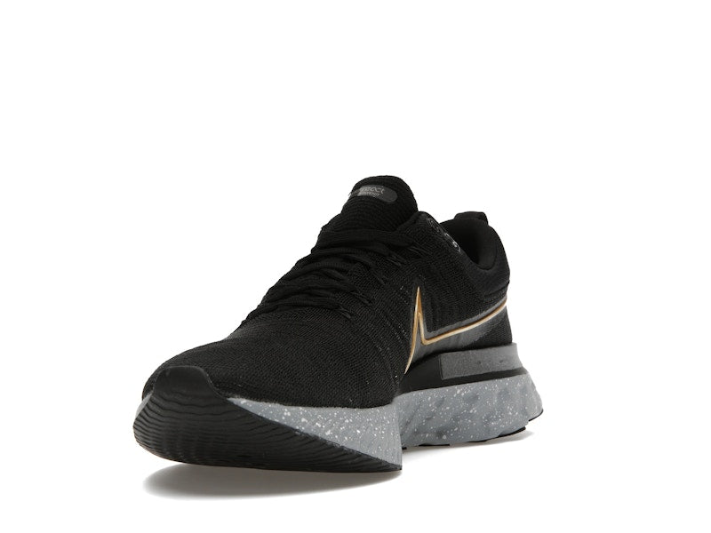 Nike React Infinity Run Flyknit 2 Black Gold