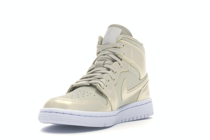 Jordan 1 Mid Goose Feather Yellow (Women's)