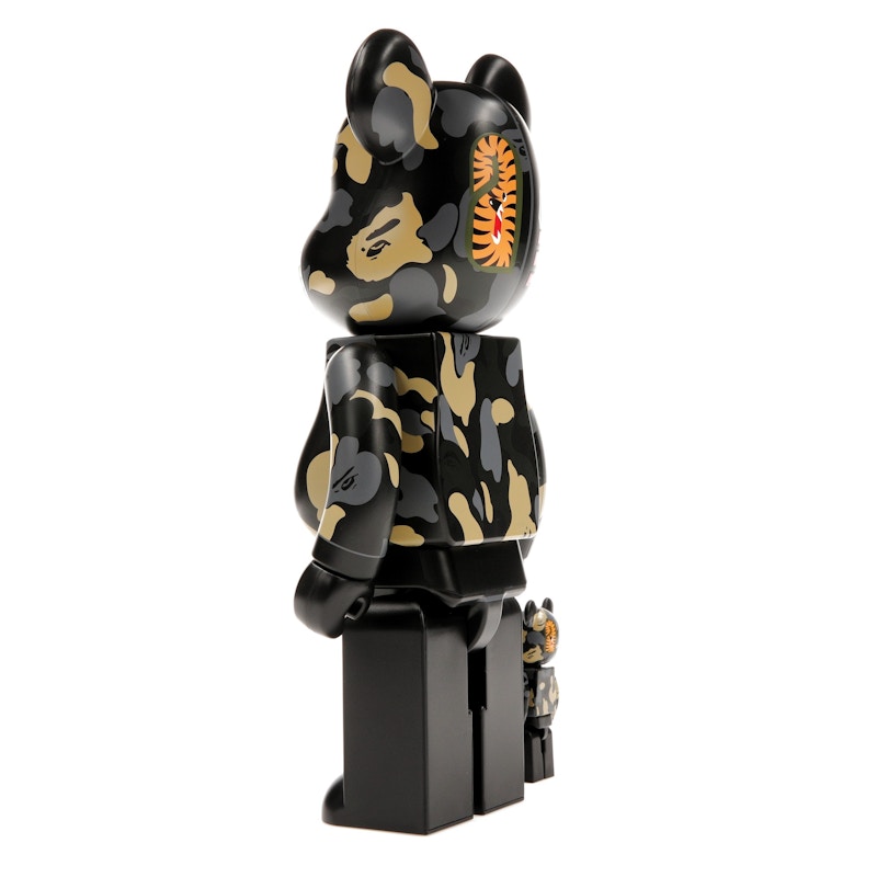 Bearbrick x BAPE Madison Avenue Exclusive Shark Camo 100% & 400% Set