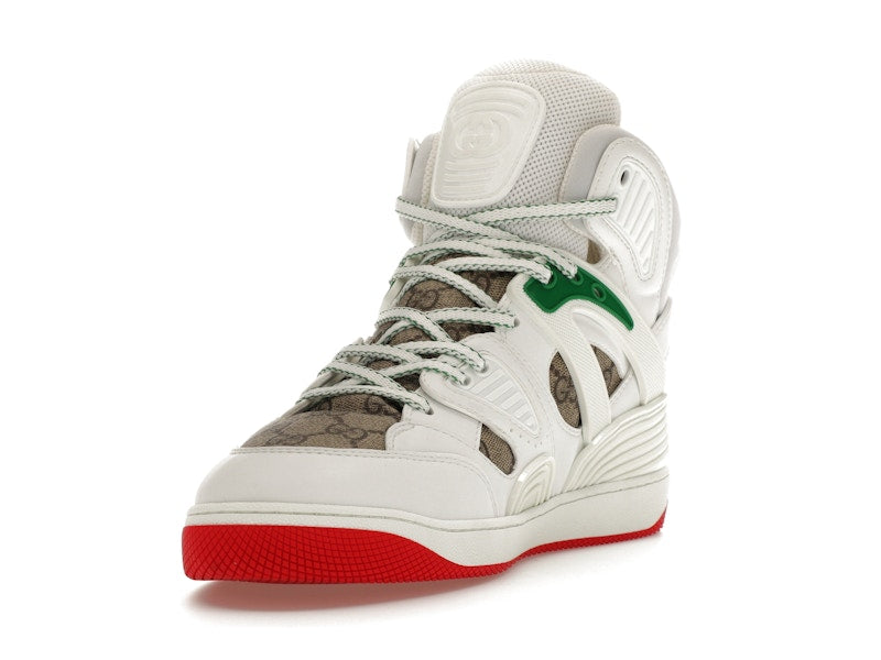 Gucci Basket White Demetra Red