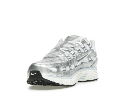 Nike P-6000 White Blue Tint Sail Metallic Silver (Women's)