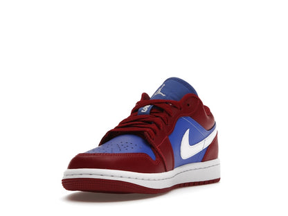 Jordan 1 Low Pomegranate Medium Blue (Women's)