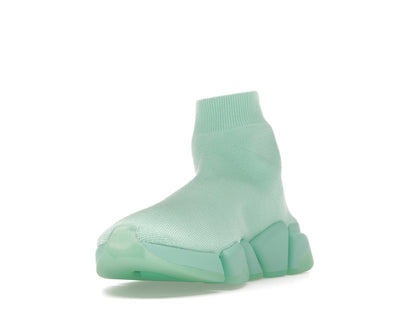 Balenciaga Speed 2.0 Recycled Transparent Sole Green (Women's)