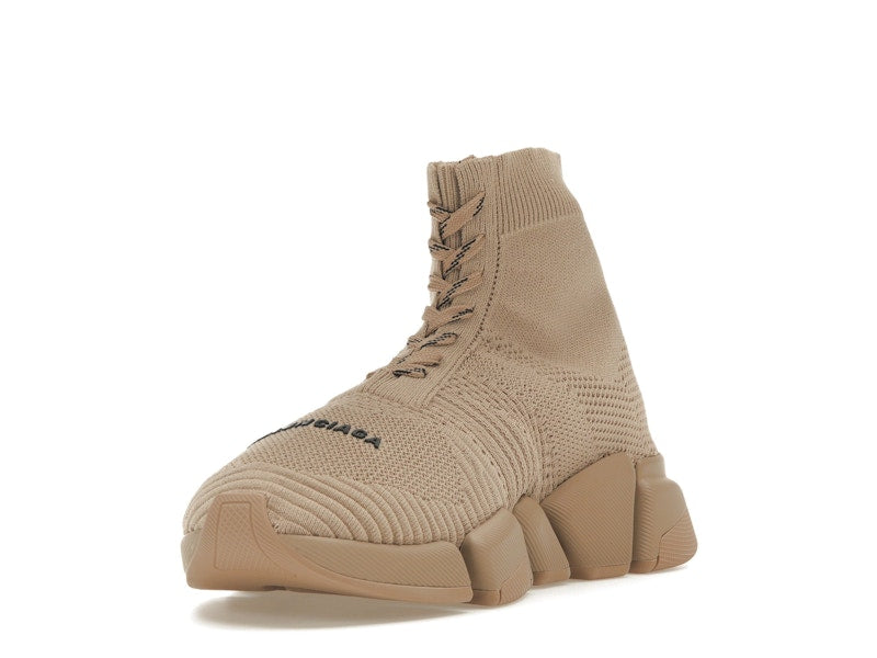 Balenciaga Speed 2.0 Lace Up Beige (Women's)
