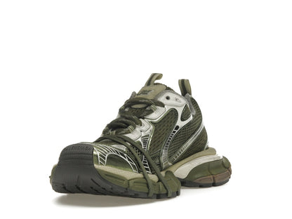 Balenciaga 3XL Dark Green Light Beige