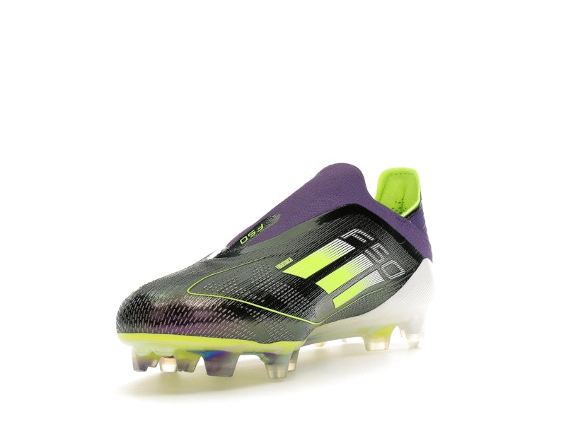 adidas Laceless F50 Elite Fast Reborn FG Purple Lucid Lemon