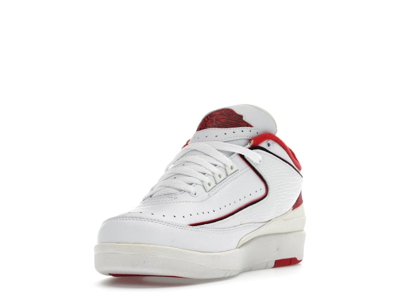 Jordan 2 Retro Low White Varsity Red