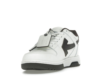 OFF-WHITE Out Of Office OOO Low Tops White Brown