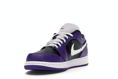 Jordan 1 Low Court Purple Black