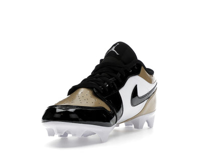 Jordan 1 Low TD Cleat Patent Gold Toe