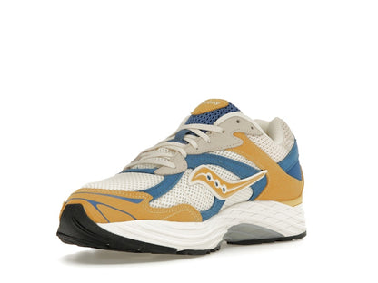 Saucony ProGrid Omni 9 Premium Cream Yellow Royal Blue
