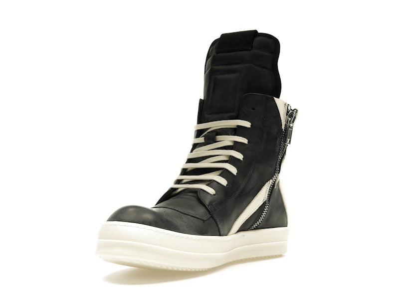 Rick Owens Lido Geobasket Black Milk
