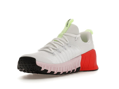 Nike Free Metcon 6 White Barely Volt Bright Crimson Pink Foam (Women's)