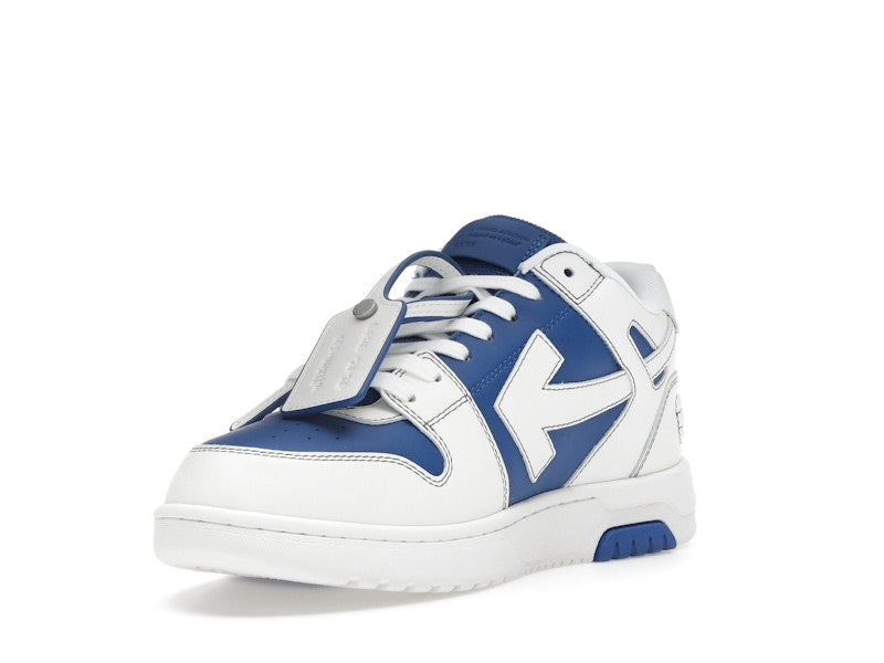 OFF-WHITE Out Of Office OOO Low Tops White Dark Blue