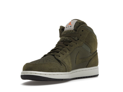Jordan 1 Mid Olive Canvas (2018)