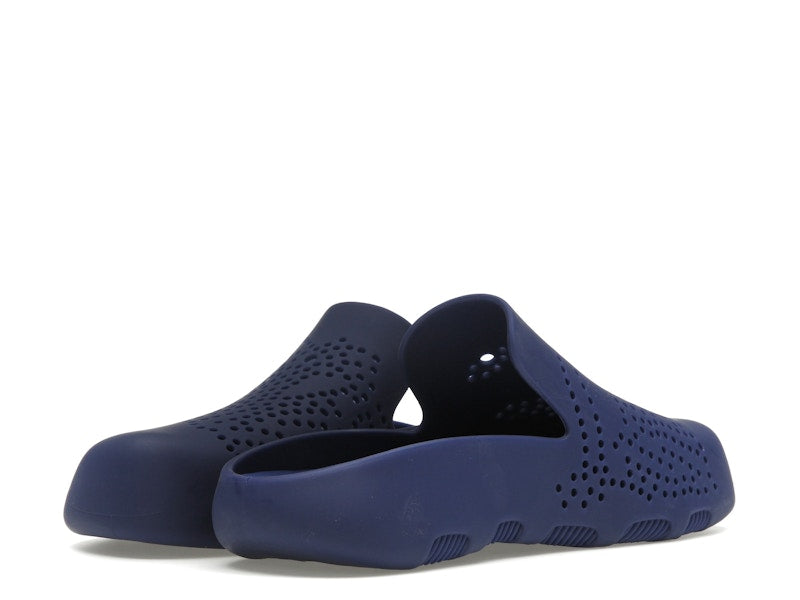 Burberry Stingray Perforated Slides Blue