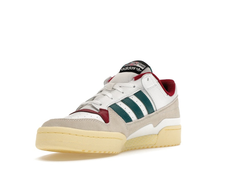 adidas Forum Low White Teal Burgundy