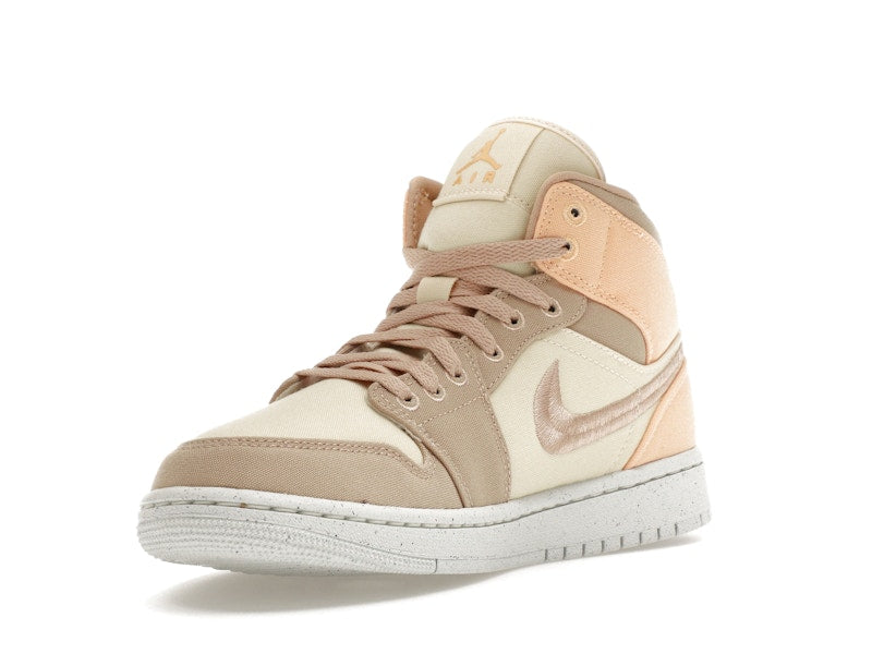 Jordan 1 Mid SE Canvas Khaki (Women's)
