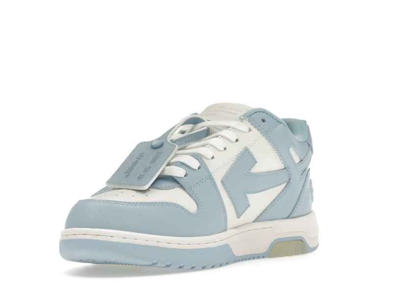 OFF-WHITE OOO Low Out Of Office Calf Leather White Light Blue