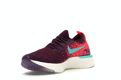 Nike Epic React Flyknit Bordeaux Hyper Jade (Women's)