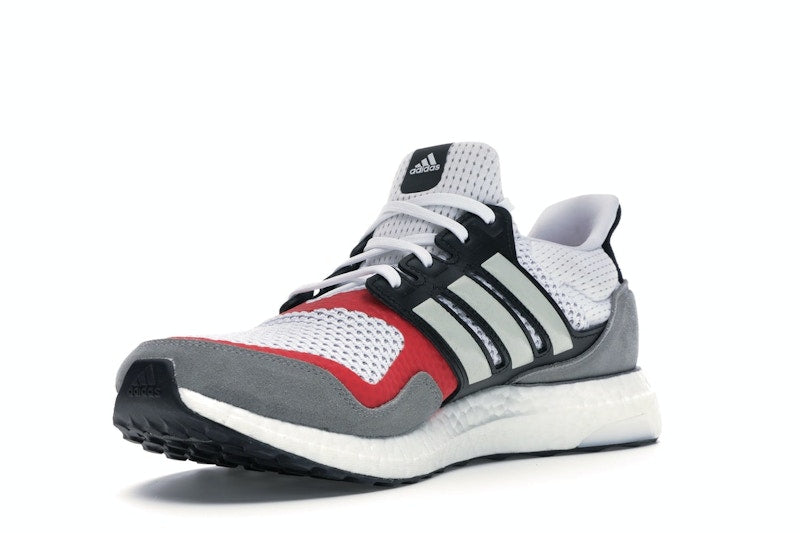 adidas Ultra Boost S&L White Grey Scarlet
