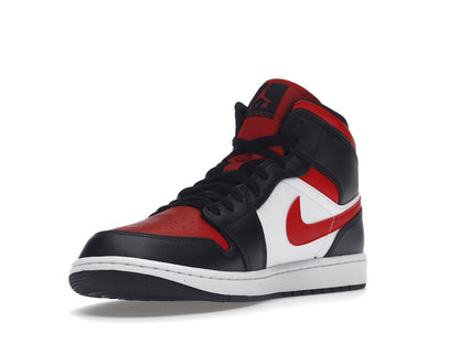 Jordan 1 Mid White Black Red (2022)