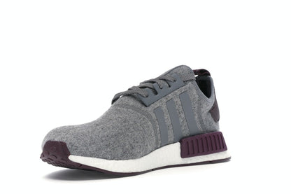 adidas NMD R1 Wool Grey Four Maroon