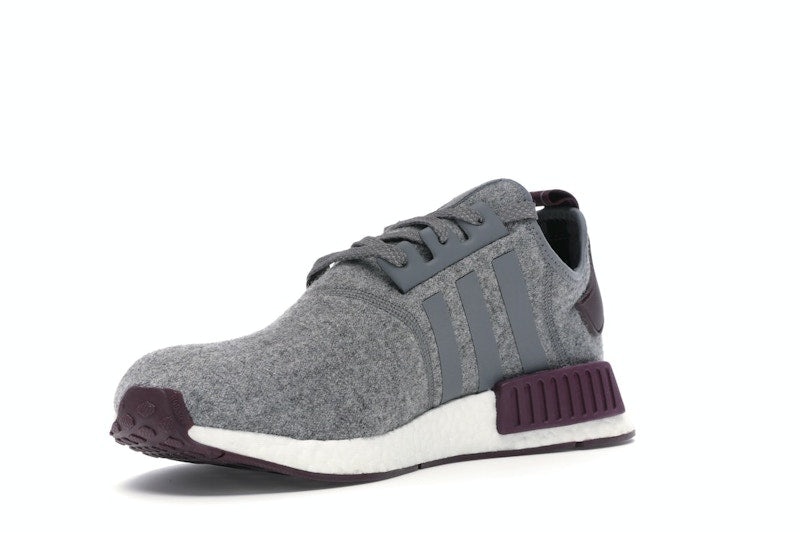 adidas NMD R1 Wool Grey Four Maroon