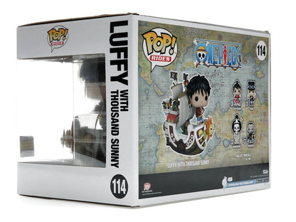 Funko Pop! Rides One Piece Luffy with Thousand Sunny 2022 Winter Convention Exclusive Figure #114