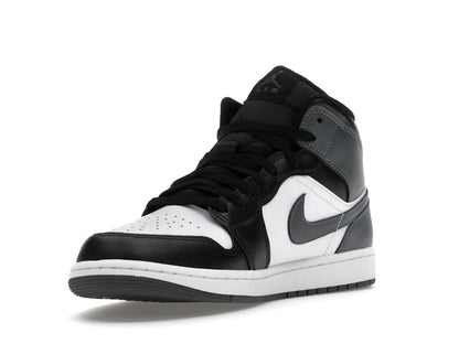Jordan 1 Mid Black White Iron Grey