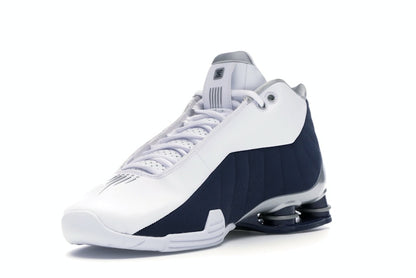 Nike Shox BB4 White Silver Navy