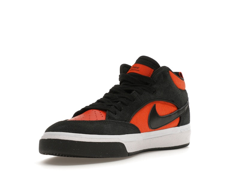 Nike SB React Leo Black Electro Orange