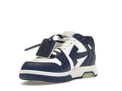 OFF-WHITE Out Of Office OOO Low Tops White Royal Blue