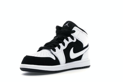 Jordan 1 Mid White Black (PS)