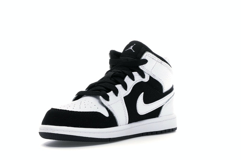 Jordan 1 Mid White Black (PS)
