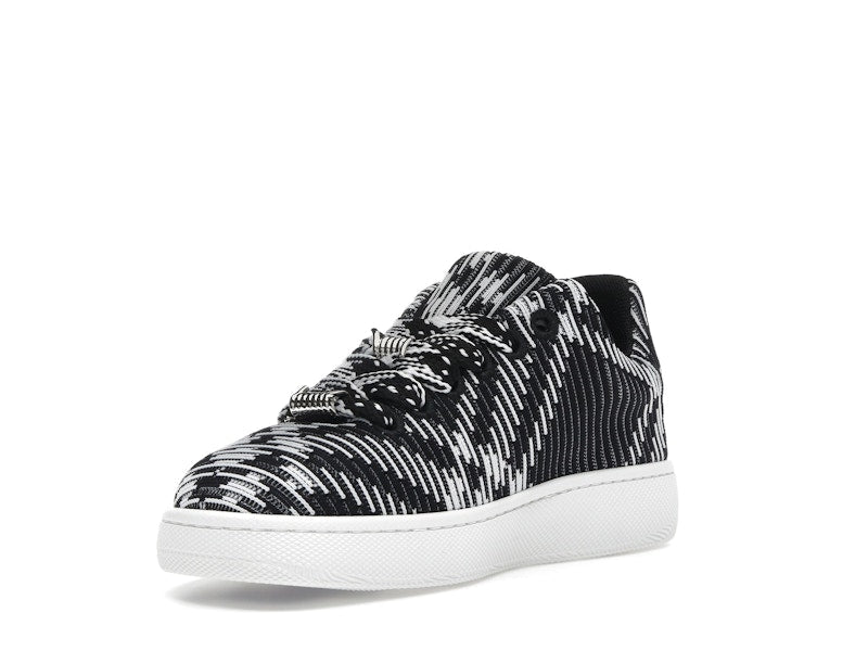Burberry Check Knit Box Sneaker Black White (Women's)