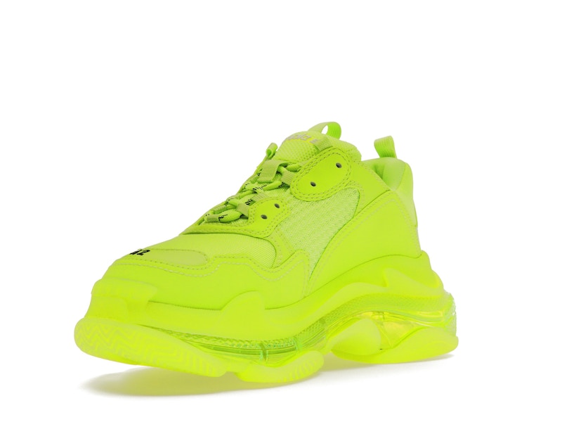 Balenciaga Triple S Clear Sole Fluo Yellow